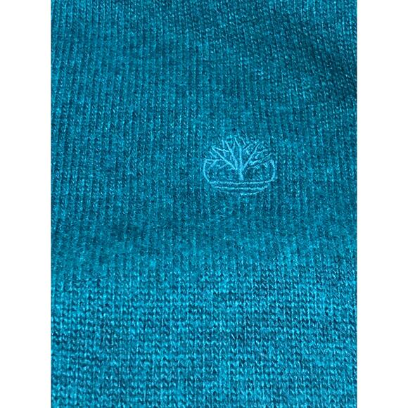 Timberland Men’s Wool Blend Henley Sweater Green Mock Neck Regular Fit Size XXL - Picture 5 of 11